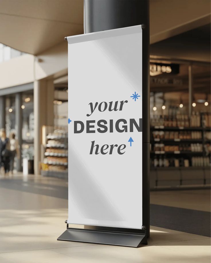 Roll-Up Banner (85x200 cm – Baskı + Mekanizma)