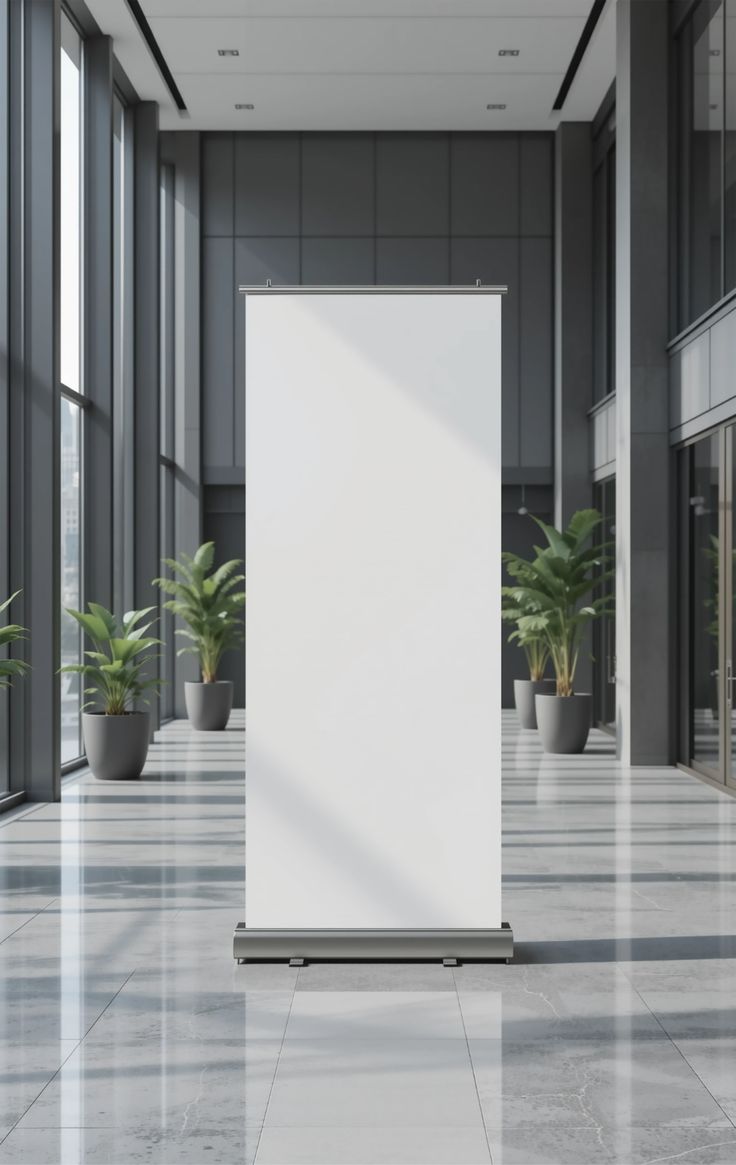 Roll-Up Banner (85x200 cm – Baskı + Mekanizma)