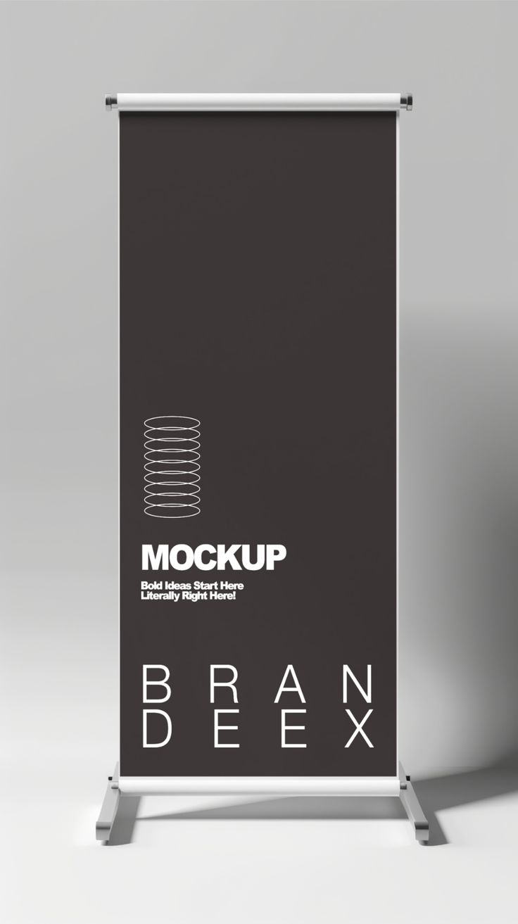 Roll-Up Banner (85x200 cm – Baskı + Mekanizma)
