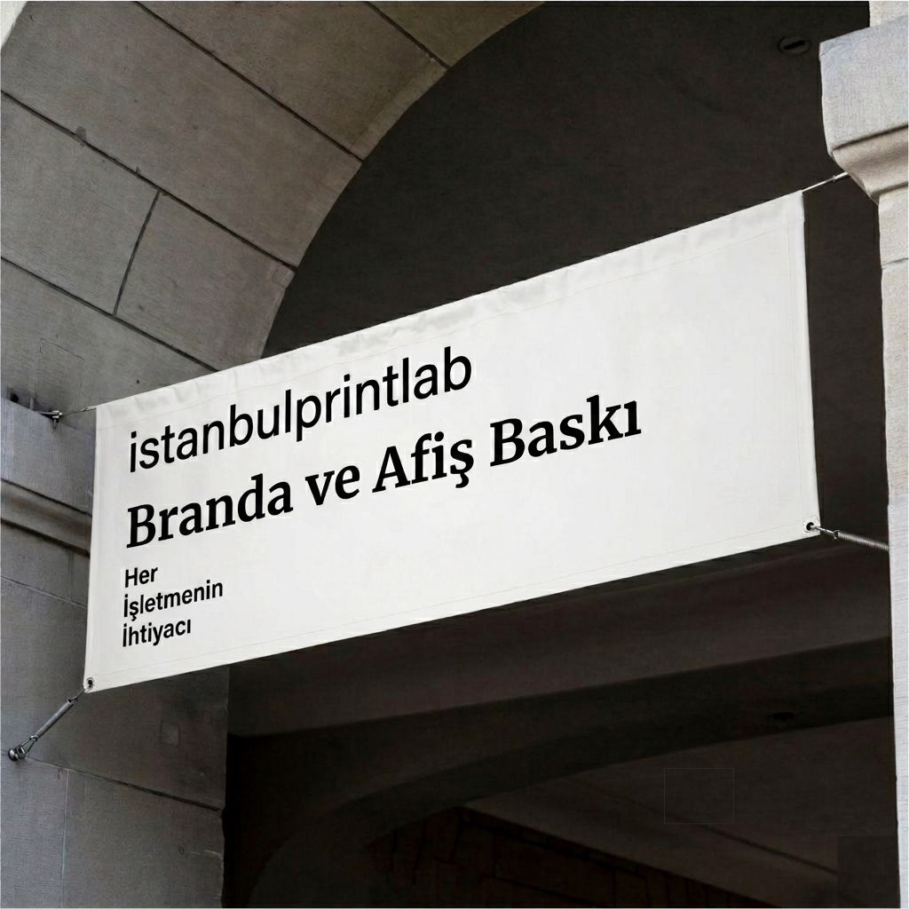 1 m² Branda Afiş Baskı (380gr Avrupa Dökme)
