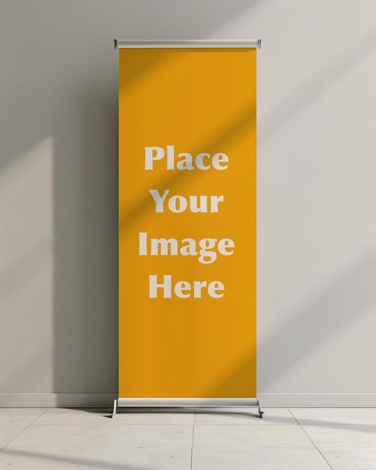 Roll-Up Banner (85x200 cm – Baskı + Mekanizma)