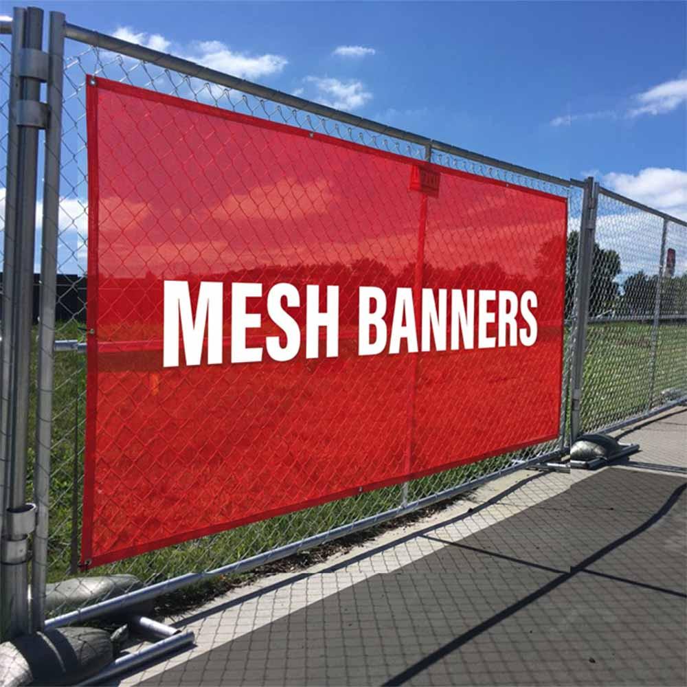 1 m² Mesh Baskı (Delikli Branda – Outdoor)